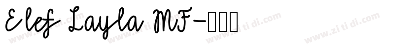 Elef Layla MF字体转换